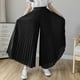 thumbnail image 1 of Women Elegant Chiffon High Waist Wide Leg Pants Casual Korean Fashion Pleated Loose Trousers Clothes Comodi Pantalones De Mujer, 1 of 3