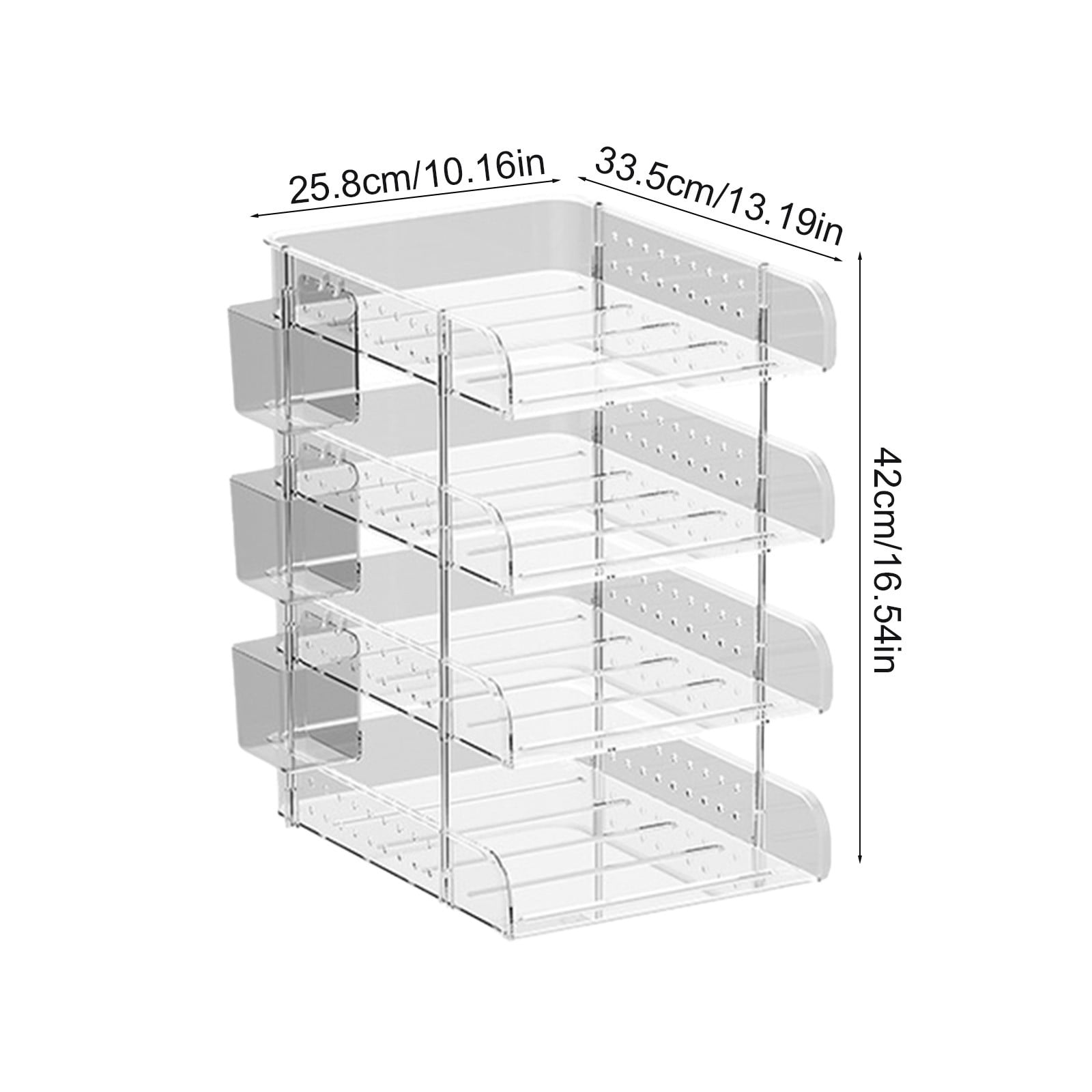 Desk Organizers and Storage, Desktop Organizer, File Storage, Desk Organizer 13.19 x 10.16 x 16.54 inches, File Tray Accessories Rack for Desktop Office Desk Drawers
