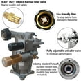 thumbnail image 6 of iMeshbean 3/4" Shaft Horizontal Pressure Washer Pump , 2200-3000 PSI, 2.5 GPM, Replacement Pump Includes Hardware for Residential and Industrial Gas Powered Machines, 6 of 9