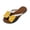 Yellow, variant on Fashionable Summer Walking Shoes, Bow Slide Sandals for Women, Colorblock Open Toe Flat Shoes, Women Slip On Flat Sandals Leather Bow Tie Casual Summer Slide Comfy Beach Holiday Shoes, Red 6