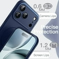 thumbnail image 5 of JETech Magnetic Silicone Case for iPhone 17 Pro 6.3-Inch, Compatible with MagSafe, Silky Soft Touch, Shock Absorbing Phone Cover with Camera Lens Protection (Dark Blue), 5 of 6