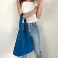 thumbnail image 2 of Bolso de mano de poliéster Minnieouse Ligero y elegante con hombros descubiertos azul, 2 of 6