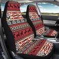 thumbnail image 2 of Yuyamidu Red Car Seat Covers Full Set of 2 Pcs Southwest Aztec Horse Auto Front Seat Covers Waterproof Vehicle Interior Accessories, 2 of 7