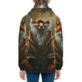 thumbnail image 6 of Kdxio Streamside Meditating Fox Pattern Kids Boys Girls Zip Up Hoodie 3D Printed Hooded Sweatshirt Hoody Coat with Pocket 7-12 Y-Small, 6 of 6
