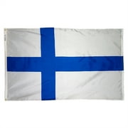 3x5' DURAWAVEZ FINLAND NYLON FLAG CH&G