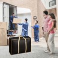 thumbnail image 4 of Heavy Duty Oversized Moving Bags for Storage - Packing Bags for Clothes, Quilts & Luggage - Durable Spun Cloth Storage Organizer - 30.7x9.45x21.65in, 4 of 9