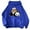 Blue, variant on Bibifish Womens Cute Panda Stack Graphic Hoodies With Pocket Oversized Fit Casual Zoo Visits Family Outings Relaxing Adorable Outfits