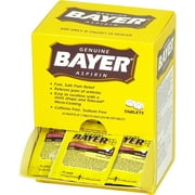 Bayer, ACM12408, Aspirin Single Dose Packets, 50 / Box