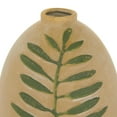 thumbnail image 4 of DecMode 8" Leaf Beige Ceramic Vase, 4 of 8