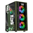 thumbnail image 1 of Xtreme PC Gaming Geforce RTX 5050 AMD Ryzen 7 5700 32GB SSD 1TB WIFI Grogu Comic verde oscuro, 1 of 6