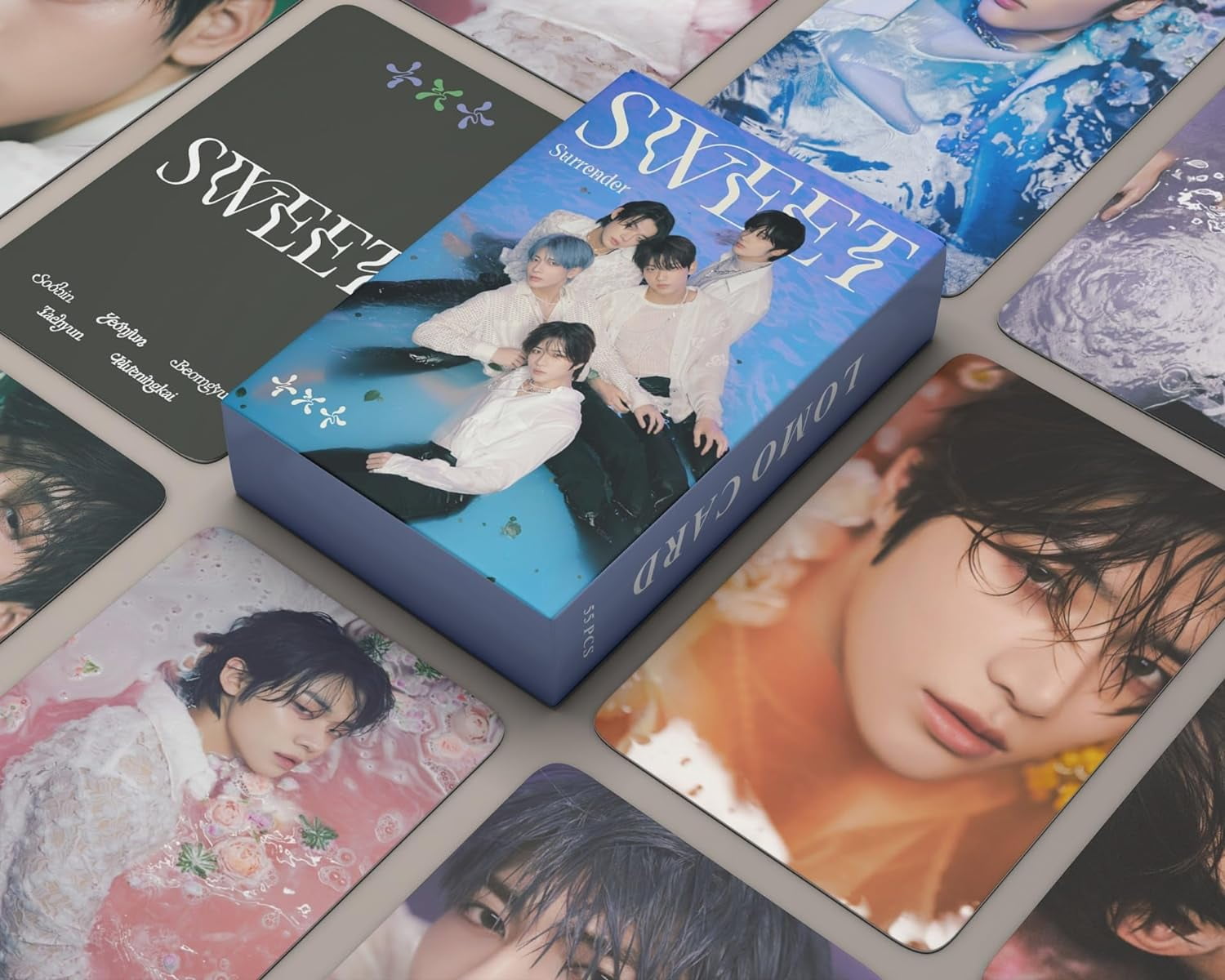 Kpop 55pcs TOMORROW X TOGETHER Photo Cards TXT Sweet New