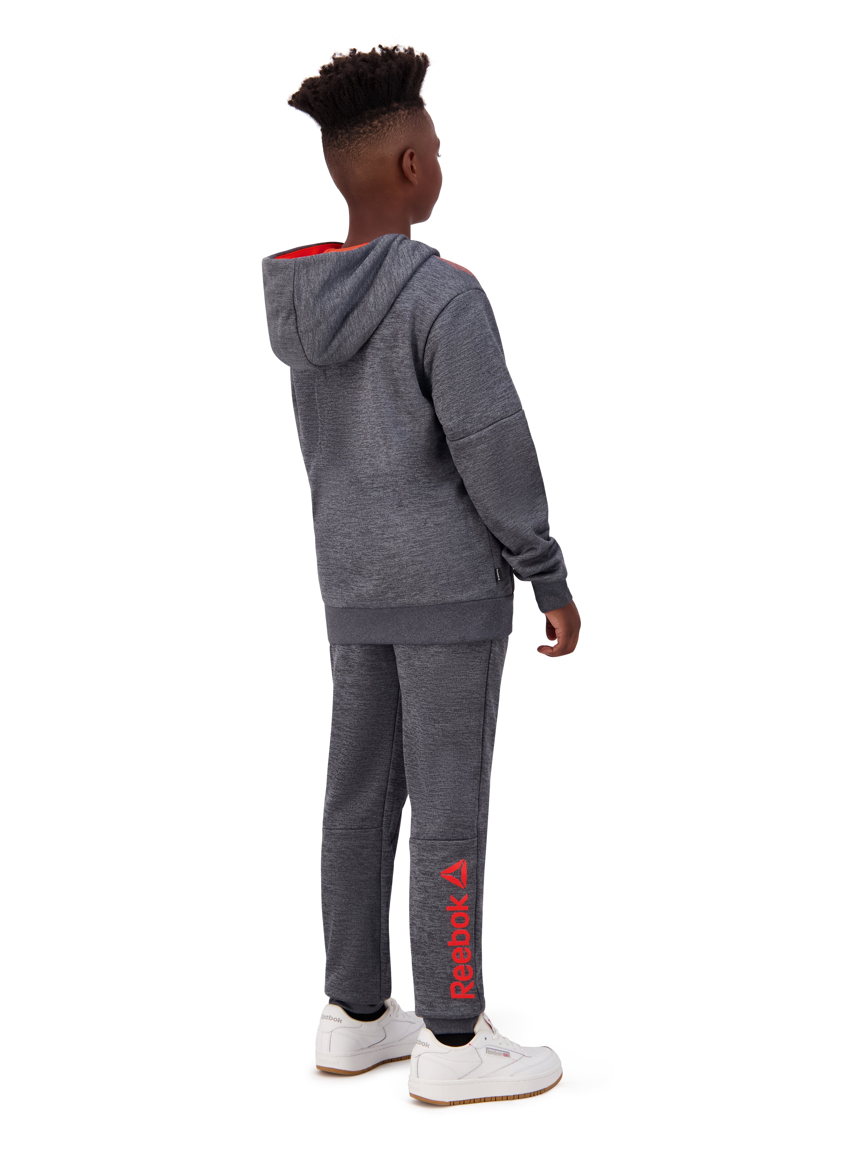 Reebok Boys Athletic Logo Pullover and Jogger Set, Sizes 4-18