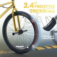 thumbnail image 3 of Akaber 24 Inch Bike, BMX Bikes for 6-14, Bike with 4 Pegs, High-Carbon Steel BMX Frame, 360° Handlebar Rotation, 3 of 7