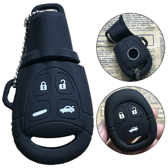 Silicone Key Case Cover Remote Fob Shell Skin Sleeve For SAAB 9-3 9-5 93 95