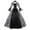 Black-2, variant on Renissance Women's Dress Square Neck Flare Sleeve Lace Princess Dress Retro Victorian Dress Medieval Court Ball Gown