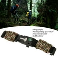 thumbnail image 3 of Correa De Reloj Paracord, Pulsera De Paracord Para Acampar Cortador De Cuerda De Moda Arrancador De Fuego 6 En 1 Para Escalada Para Senderismo, 3 of 7