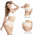 thumbnail image 4 of 5-Pack Women's High Waist Tummy Control Panties Cotton Underwear No Muffin Top, 4 of 7