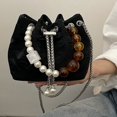 thumbnail image 4 of Bolso de cubo de lujo GEEK para mujer, bolso de cena para fiesta, moda exquisita, bolso de cena para mujer, cadena formal, hermoso bolso cruzado de uso diario, nuevo, 4 of 5