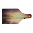 thumbnail image 1 of Colorful Cutting Board, Realistic Pattern Illustration of Woman Standing Before Sky in Starry Night, Decorative Tempered Glass Cutting and Serving Board, in 3 Sizes, by Ambesonne, 1 of 2