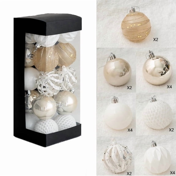 Champagne Christmas Ornament Set Christmas Tree Decoration