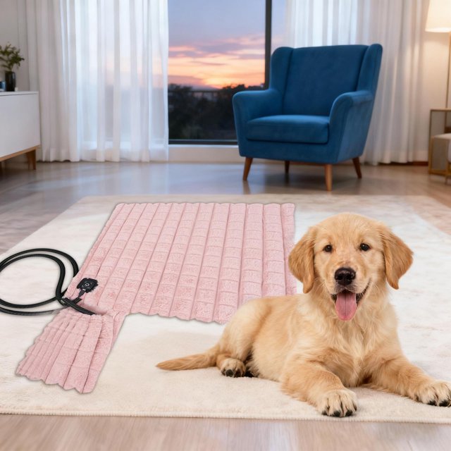 BotaniNest Extra Large Heating Pad With Adjustable Temperature Soft Mat For Indoor Outdoor Use By Small Medium Large Animals