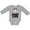 AC-Heather Grey, variant on Inktastic Goat Life Boys or Girls Long Sleeve Baby Bodysuit