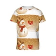 thumbnail image 6 of Fuzoiu Christmas Snowman Gift Print Youth Short Sleeve T-Shirt,Youth Dry-Fit Active Athletic T-Shirt,Short Sleeve Tops Tees for School, Sports, and Casual Wear, 6 of 6
