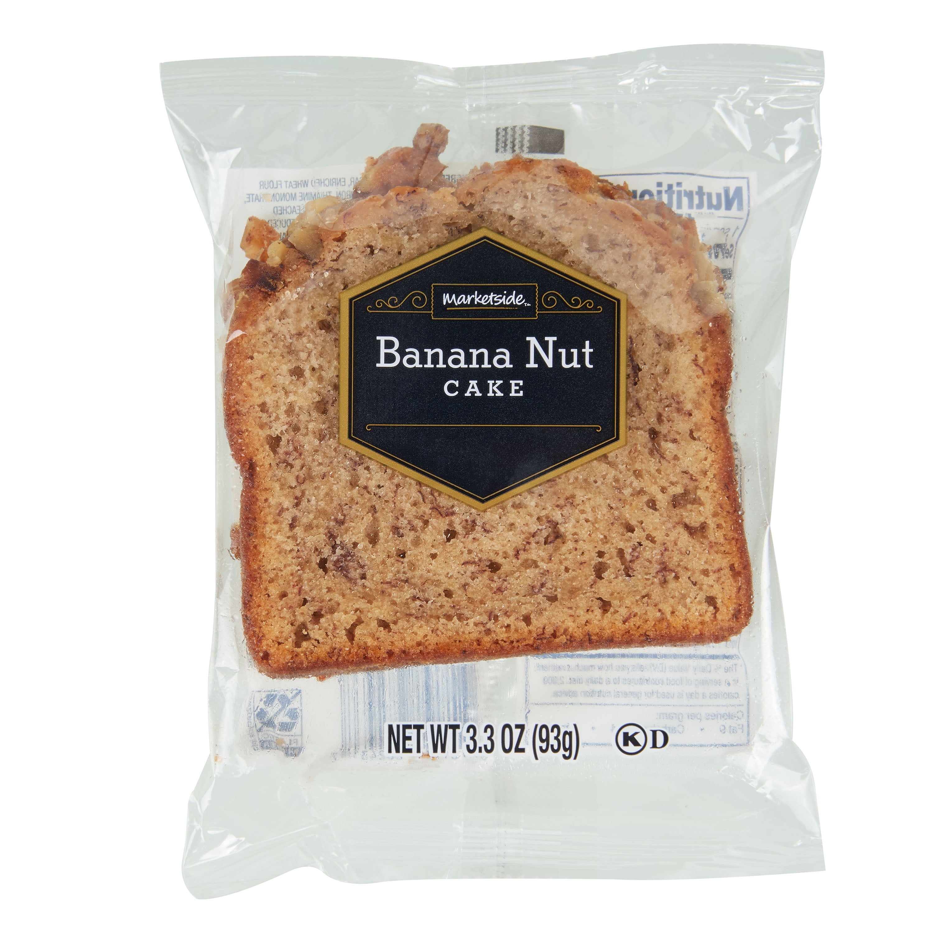 Marketside Kosher Banana Nut Individually Wrapped Cake 3 3 Oz Walmart Com Marketside Kosher Banana Nut Individually Wrapped Cake 3 3 Oz Walmart Com