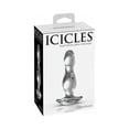thumbnail image 2 of Icicles No.72 Glass Anal Plug with Base, Clear, 2 of 3