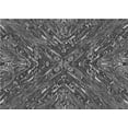 thumbnail image 1 of Ahgly Company Indoor Rectangle Patterned Dark Gray Black Area Rugs, 5' x 7', 1 of 6