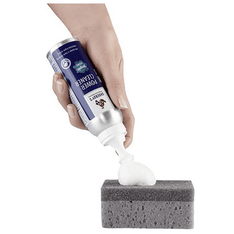 Shoeboy's Power Cleaner Set - Power Cleaner Foam, Duo Foam Sponge