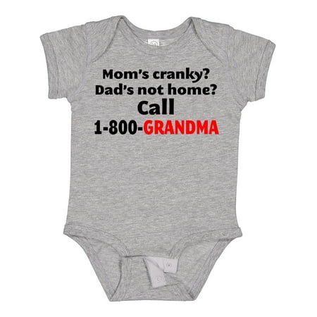 

Inktastic Call Grandma Boys or Girls Baby Bodysuit