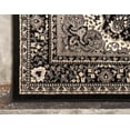thumbnail image 6 of Rugs.com Amaya Collection Rug – 8 Ft Runner Black Medium Rug Perfect For Hallways, Entryways, 6 of 7