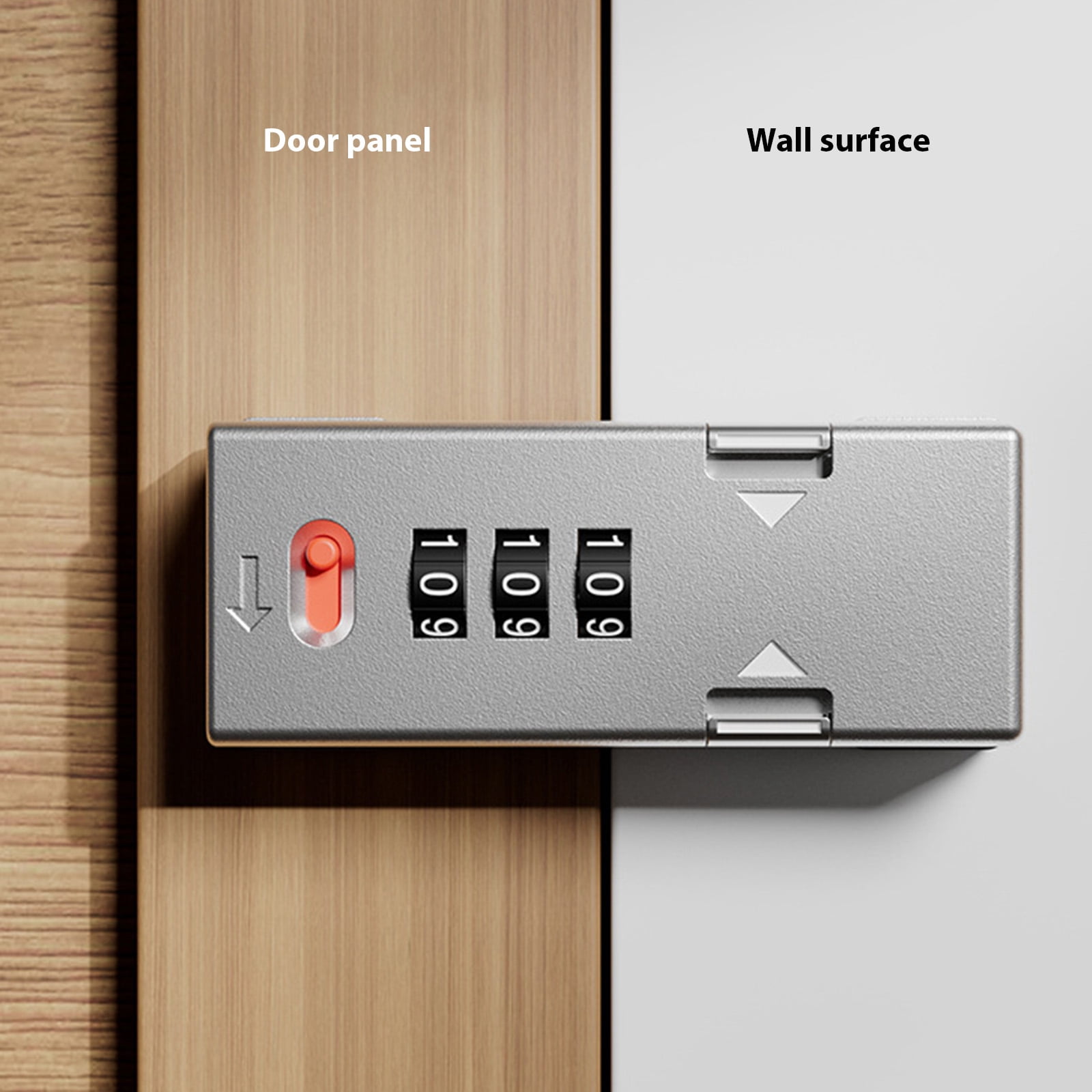 Furniture Security Lock 3 Digit Code Adjustable Cabinet Password Lock Keyless Door Bolt for Cabinets Drawers and Lockers