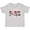 AC-Heather Grey, variant on Paris Pink Heart Eiffel Tower with Flowers Boys or Girls Baby T-Shirt