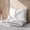 White, variant on Howsheep Feather Down Pillows Set of 2, Medium Firm Hotel Bed Pillow 2 Pack, Queen Size, 20 x 30 in.