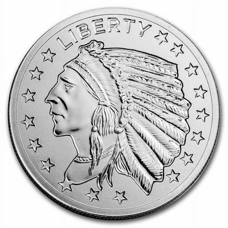 1 oz Silver Round - Incuse Indian
