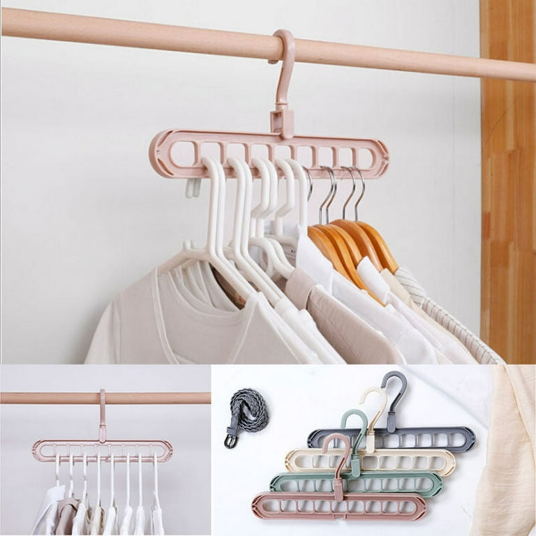 Magic Clothes Hangers Space Saving Hangers Closet Multi-Port Support Clothing  Hanger Organizer Hook Storage Hangers Drying Rack