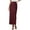 Wine Red, variant on PRETTYGARDEN Women's Faux Leather Long Skirt Fall Trendy Clothes High Waist Dressy Casual Pencil Maxi Skirts with Slit