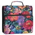 thumbnail image 5 of FORMRS Zipper Binder with Shoulder Strap 2-inch Ring 500 Sheet Capacity File Bag, Serene Floral Pattern, 5 of 5