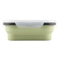 thumbnail image 5 of Foldable Silicone Lunch Container Portable Meal Prep Bento Box Expandable Food Storage Box Leakproof Reusable Container 8.07 In, 5 of 9