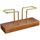 thumbnail image 1 of Servilletero de base estable, soporte de servilleta de forma única con soporte para palillos de dientes integrado para decoración de restaurantes, 1 of 5