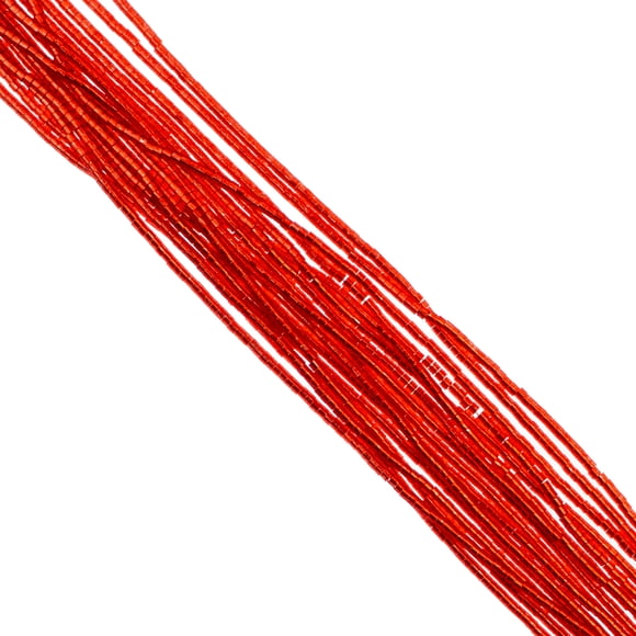 John Bead 23g Cylin Beads Ruby Red Silver Lined CY1041 11/0 Glass Cylindrical Seed Beads for Jewelry Bracelets Necklaces Earrings Making Embroidery