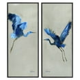 thumbnail image 3 of Stupell Industries Flying Cranes Abstract Birds Expressive Blue Animal Flight, 10 x 24, Design by Katie Swatland, 3 of 5
