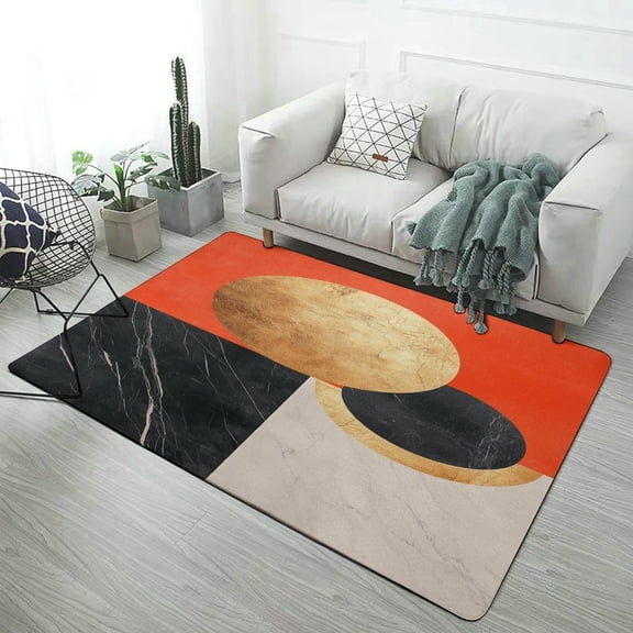 Color Geometry (58) Carpet Rug for Home Living Room Bedroom Sofa Doormat Decor Area Rug Non-slip Mat