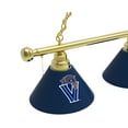 thumbnail image 2 of Villanova University 3 Shade Billiard Light with Brass Fixture, 2 of 5