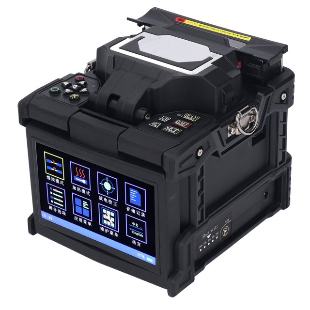 Empalmadora De Fusiones Automática Máquina De Empalme De Fibra óptica Máquina Empalmadora De Fusiones Inteligente Para Cable De Cuero De Puente De Coleta 100-240 V