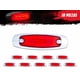 thumbnail image 1 of Plafones Laterales TUNELIGHT-RENOVATIO 10 Piezas 4 LEDS y Arillo de Gel Rojo, 1 of 7
