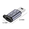 thumbnail image 5 of [AA] Transmisión 480Mbps Carga Rápida 18W Admite Protocolo Carga QC Portátil Plug And Play Adecuado para Teléfonos Móviles Tabletas Y Computadoras Portátiles [Micro USB A Mini USB Macho] (2PCS, 5 of 5