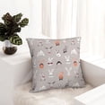 thumbnail image 6 of Fuzoiu Various Rabbits Print Square Pillow Cover,Hidden Zipper Design,Luxury Square Pillow Case, Throw Pillow,Couch Cushion-24"x24", 6 of 7